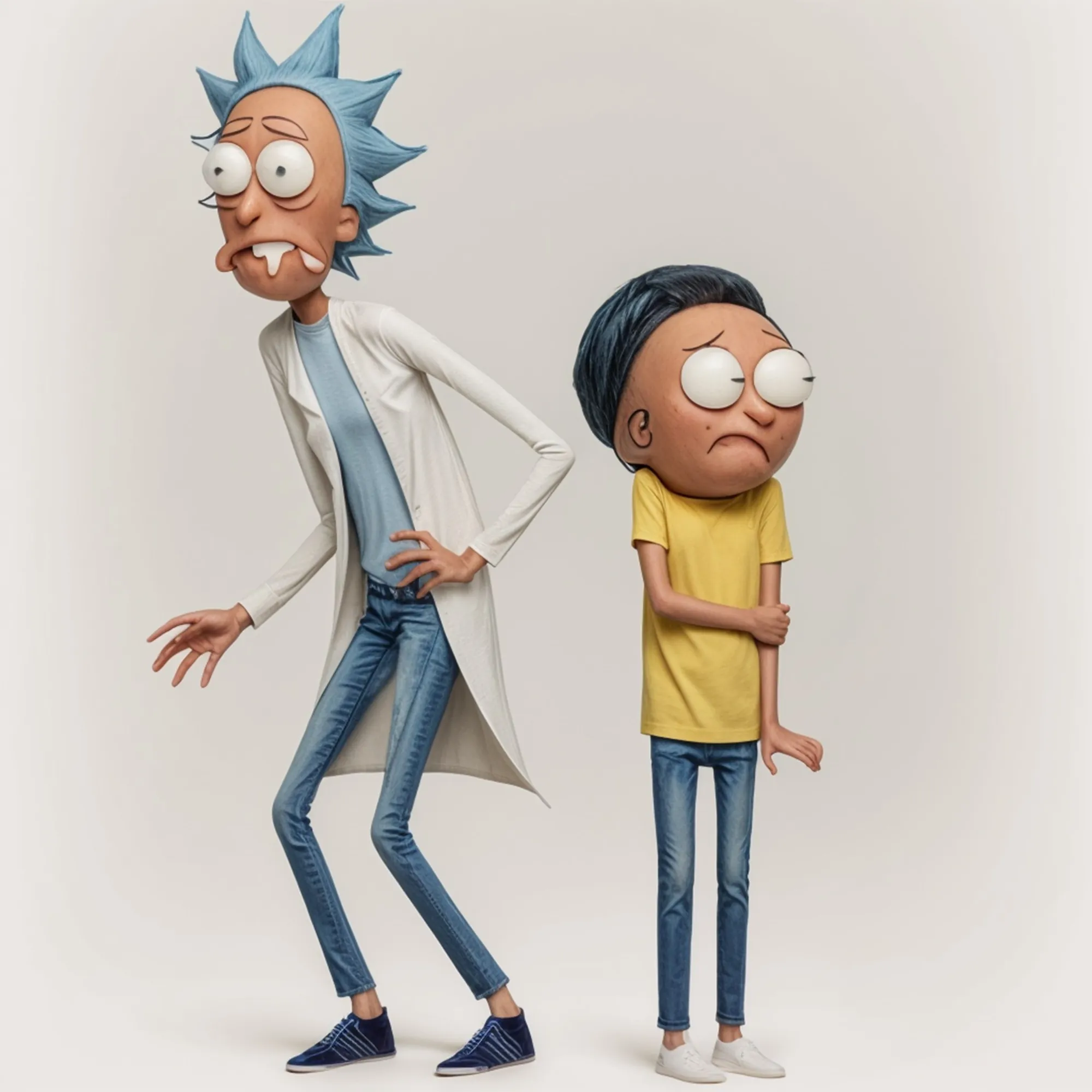 Melancholic Toons AI lineart artwork 12 by Mehran Ahmadi